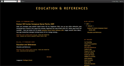 Desktop Screenshot of educationreferences.blogspot.com