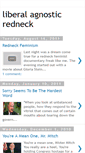 Mobile Screenshot of liberalagnosticredneck.blogspot.com