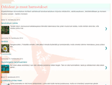 Tablet Screenshot of orkideatjamuutharrastukset.blogspot.com