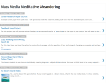 Tablet Screenshot of massmediameditativemeandering.blogspot.com
