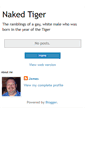Mobile Screenshot of nakedtiger.blogspot.com