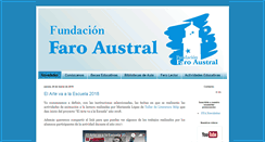 Desktop Screenshot of fundacionfaroaustral.blogspot.com