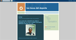 Desktop Screenshot of loslocosdeldeporte.blogspot.com