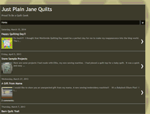 Tablet Screenshot of justplainjanequilts.blogspot.com