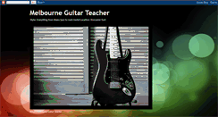 Desktop Screenshot of melbourne-guitar-teacher.blogspot.com