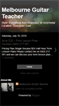 Mobile Screenshot of melbourne-guitar-teacher.blogspot.com
