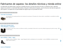 Tablet Screenshot of fabricantes-zapatos.blogspot.com