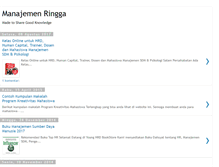 Tablet Screenshot of manajemenringga.blogspot.com