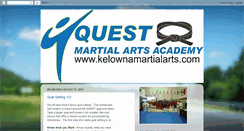 Desktop Screenshot of kelownamartialarts.blogspot.com