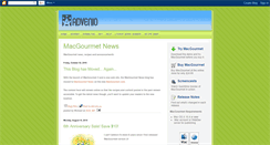 Desktop Screenshot of macgourmet-news.blogspot.com