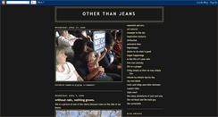 Desktop Screenshot of otherthanjeans.blogspot.com