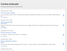 Tablet Screenshot of contra-indicado.blogspot.com