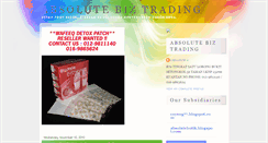 Desktop Screenshot of absolutebiztrading.blogspot.com