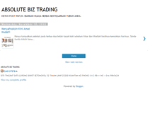 Tablet Screenshot of absolutebiztrading.blogspot.com