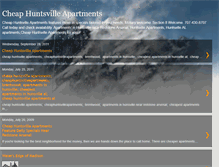 Tablet Screenshot of cheaphuntsvilleapartments.blogspot.com