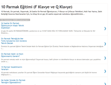 Tablet Screenshot of onparmak.blogspot.com