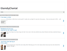 Tablet Screenshot of glamsbychantal.blogspot.com