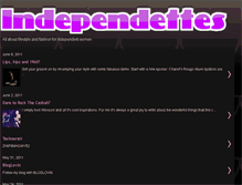 Tablet Screenshot of independettes.blogspot.com