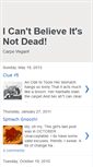 Mobile Screenshot of icantbelieveitsnotdead.blogspot.com