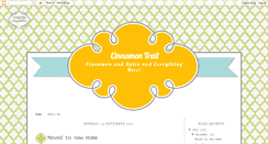 Desktop Screenshot of cinnamontrail.blogspot.com