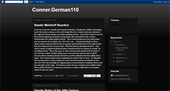 Desktop Screenshot of connergerman110.blogspot.com