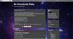 Desktop Screenshot of besomebodybaby.blogspot.com
