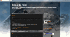 Desktop Screenshot of nadademais-cris.blogspot.com