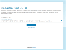 Tablet Screenshot of internationalngos-u.blogspot.com