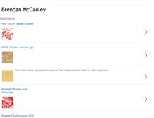 Tablet Screenshot of brendanmccauley.blogspot.com