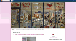 Desktop Screenshot of legracraftstudioandgallery.blogspot.com