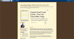 Desktop Screenshot of amazingmagic.blogspot.com