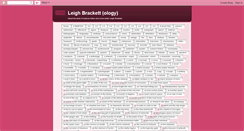 Desktop Screenshot of leighbrackett.blogspot.com