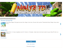 Tablet Screenshot of ninjatd.blogspot.com