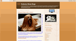 Desktop Screenshot of kokomoshowdogs.blogspot.com