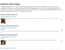 Tablet Screenshot of kokomoshowdogs.blogspot.com