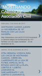 Mobile Screenshot of mostrandocaminos.blogspot.com