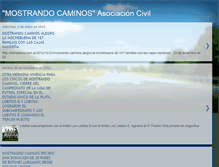 Tablet Screenshot of mostrandocaminos.blogspot.com