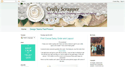 Desktop Screenshot of me-craftyscrapper.blogspot.com