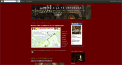 Desktop Screenshot of caminofeortodoxa.blogspot.com