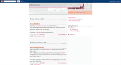 Desktop Screenshot of nokia-release.blogspot.com