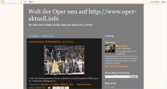 Desktop Screenshot of oper-aktuell.blogspot.com
