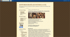 Desktop Screenshot of historiografiaeconomicaxx.blogspot.com