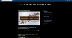 Desktop Screenshot of fashionandthemodernwoman.blogspot.com
