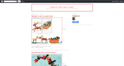 Desktop Screenshot of frenchchristmascards.blogspot.com