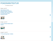 Tablet Screenshot of pokerarkitektur.blogspot.com