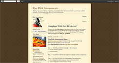 Desktop Screenshot of fireriskassessment.blogspot.com