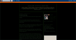 Desktop Screenshot of cintasayangku.blogspot.com