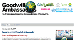Desktop Screenshot of goodwillambassadors.blogspot.com