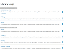 Tablet Screenshot of librarylingo.blogspot.com