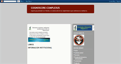 Desktop Screenshot of cognoscere-complexus.blogspot.com